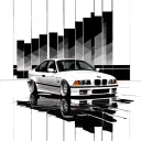 BMW e36 tattoo design idea
