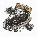 Make a pie tattoo design idea