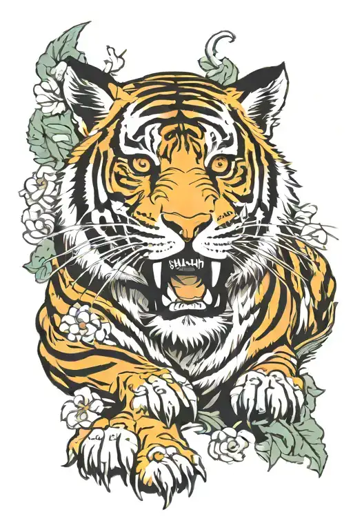 tiger tokio tattoo design idea