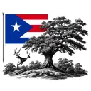 Northern Red Oak tree, Cuban flag, Azorean Flag, Oriole, White tail deer, Pacific Rhododendron tattoo design idea