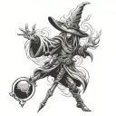 Dark Magician tattoo design idea