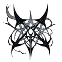 Wyrd symbol network tattoo design idea