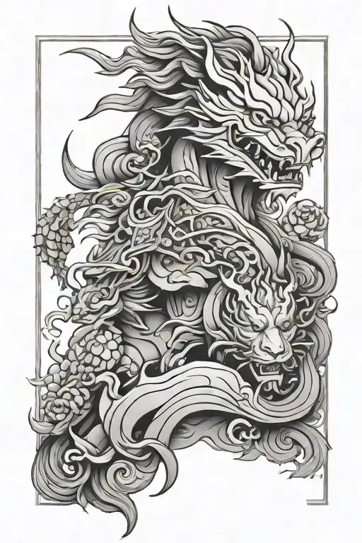 Thomas french and wife shan chinese tattoo design idea