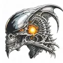 Xenomorph tattoo design idea