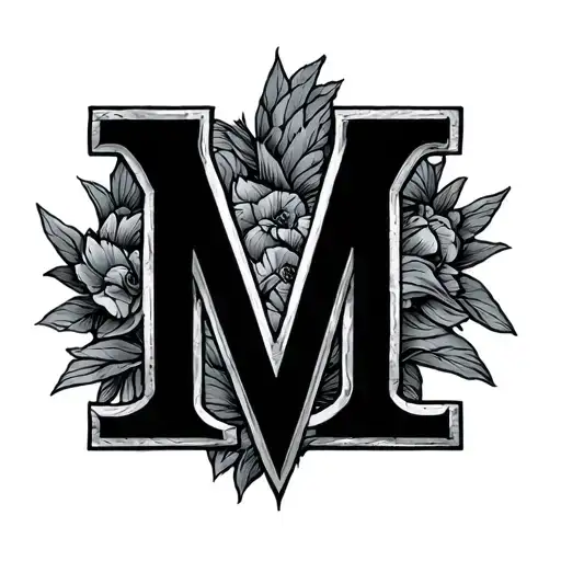 Tattoo mixing the letters M L F V D C 130 tattoo design idea