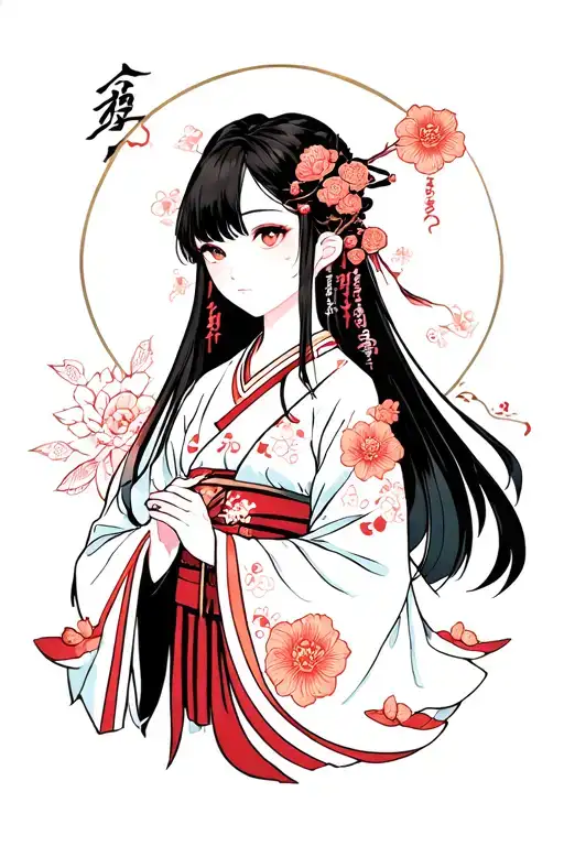 Kaguya Otsutsuki tattoo design tattoo design idea