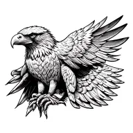Eagle tattoo design idea