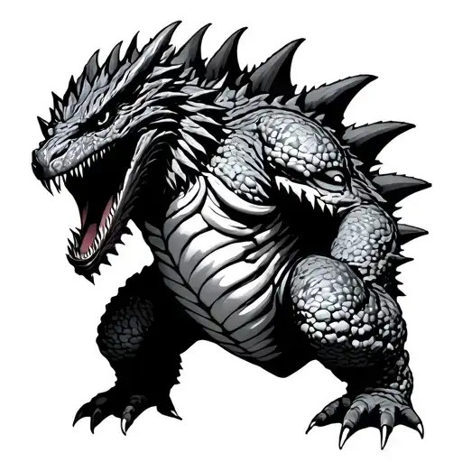 Kaiju No 8 tattoo design idea