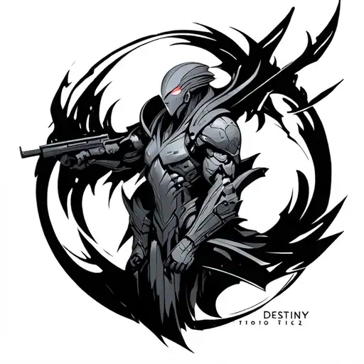 Destiny 2 Titan tattoo design idea