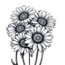 Daisy Chain tattoo design idea