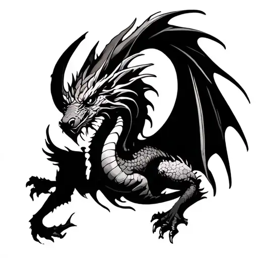 If Aries was a dragon tattoo design idea