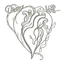 Pierce the Veil, Heart, Lyrics tattoo design idea