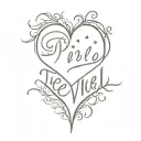 Pierce the Veil, Heart, Lyrics tattoo design idea