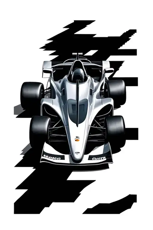 McLaren F1 race car tattoo design idea