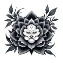 three tomoe patterns forming tattoo design idea