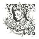 overthinking tattoo design idea