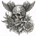 overthinking tattoo design idea