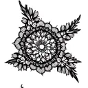 Lace Mandala tattoo design idea