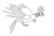 Hunting A Pheasant In The tattoo design idea