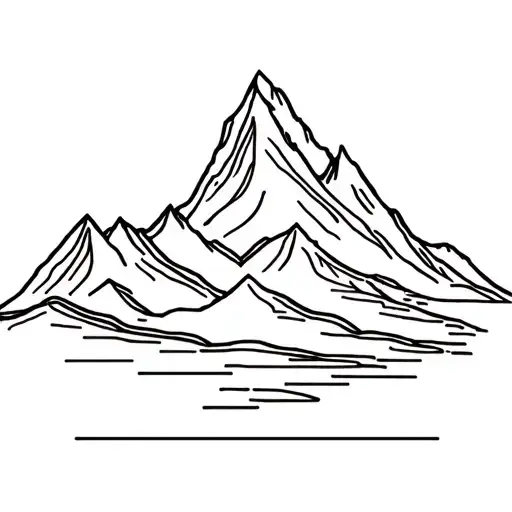 UTMB topography tattoo design idea