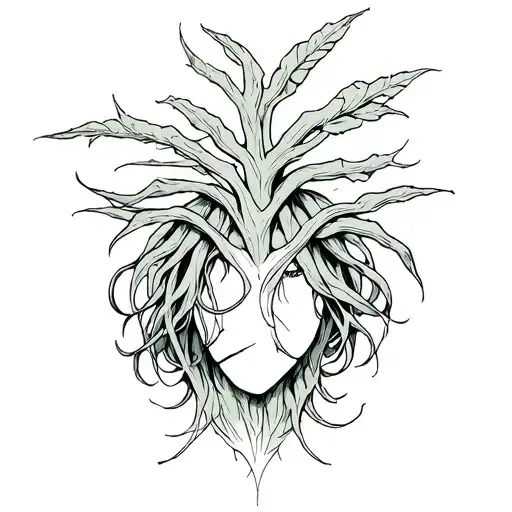 female mandrake tattoo tattoo design idea