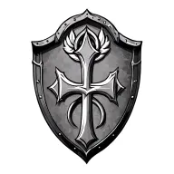 Chi Rho and Shield tattoo design idea