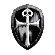 Chi Rho and Shield tattoo design idea