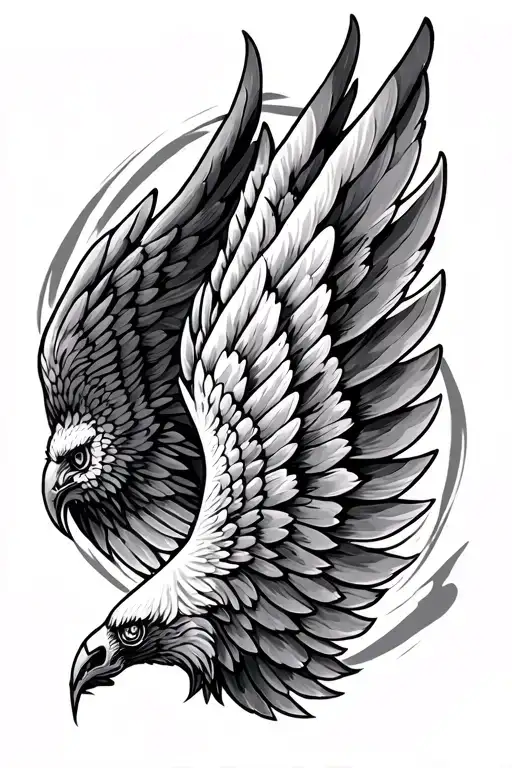 fourth wing tattoo tattoo design idea