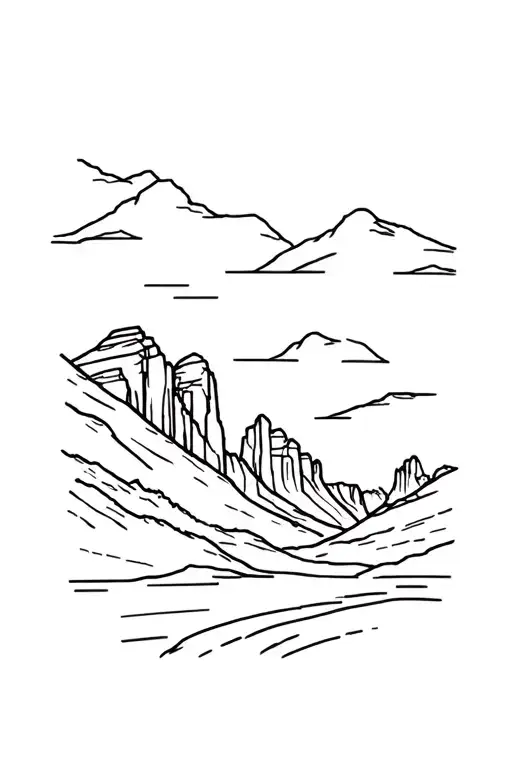 Zion National Park tattoo design idea