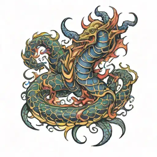 Cursed Spirit Worm Toji Fushiguro tattoo design idea