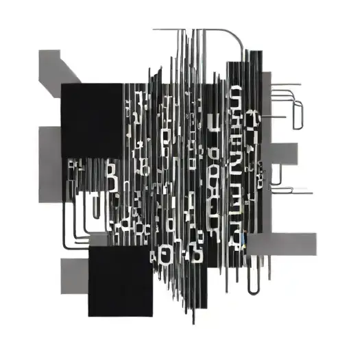 Matrix Numbers tattoo design idea