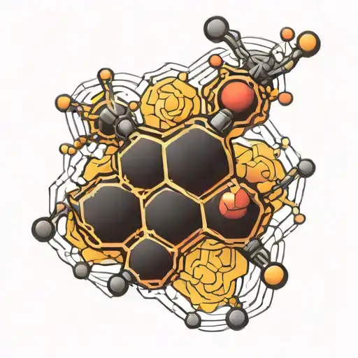 dopamine and serotonin chemical structure tatto man tattoo design idea