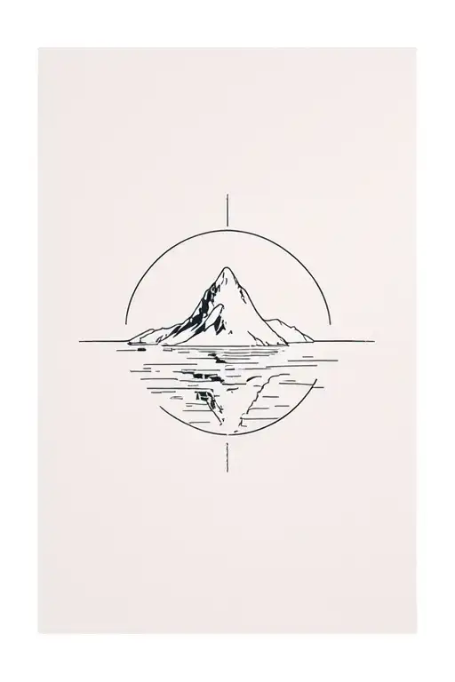 Antarctica tattoo design idea