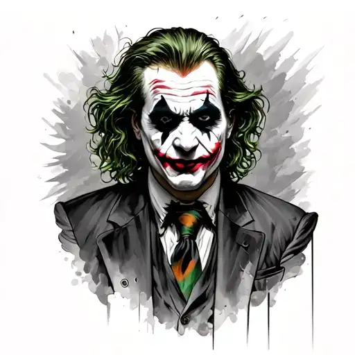 Joker Why So Serious tattoo design idea