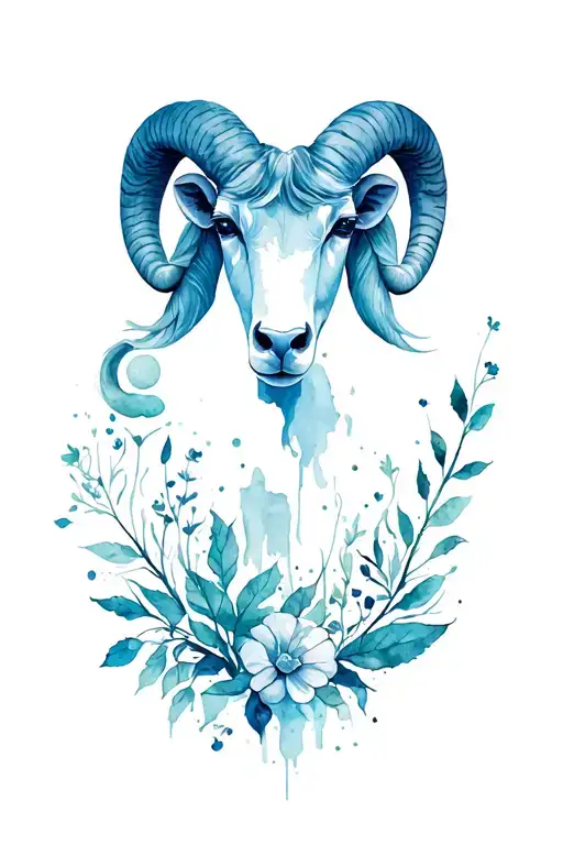 Aries And Virgo tattoo design idea
