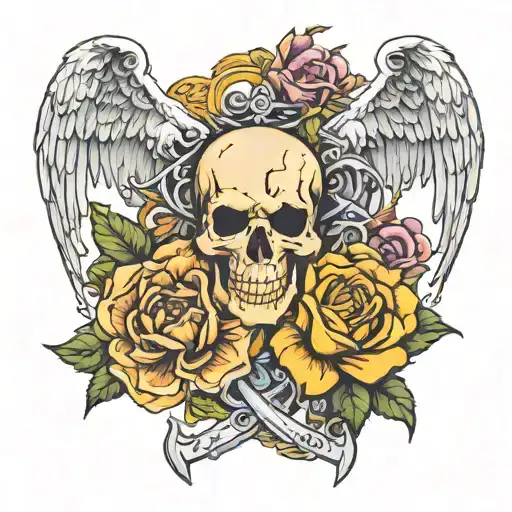 Ravaan and til death tattoo design idea