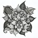 Blessed tattoo design idea