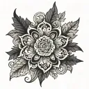 Blessed tattoo design idea