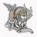 vikings tattoo design idea