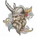 vikings tattoo design idea