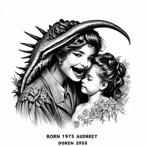 born 1975 married Audrey 2000 Natalie born 2003 Darren born 2008 Audrey beats cancer 2025 tattoo design idea