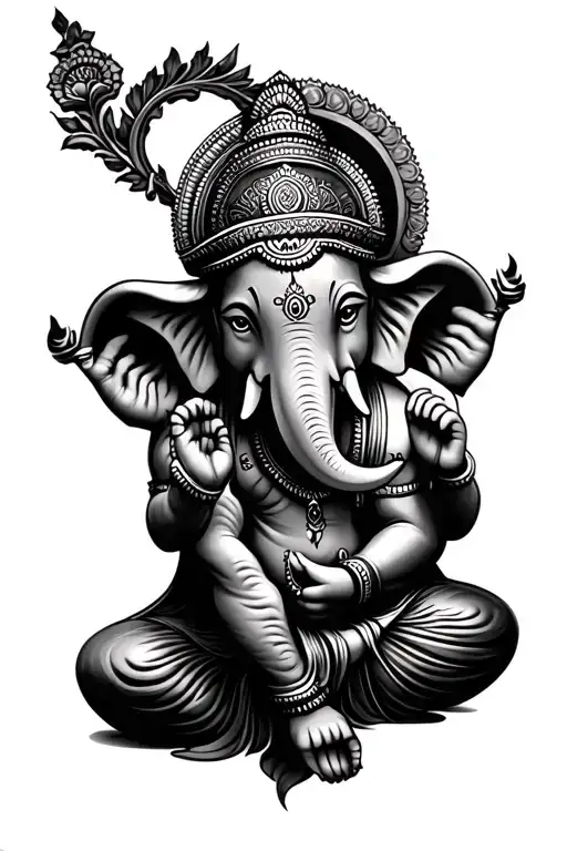 Lord Ganesha tattoo design idea