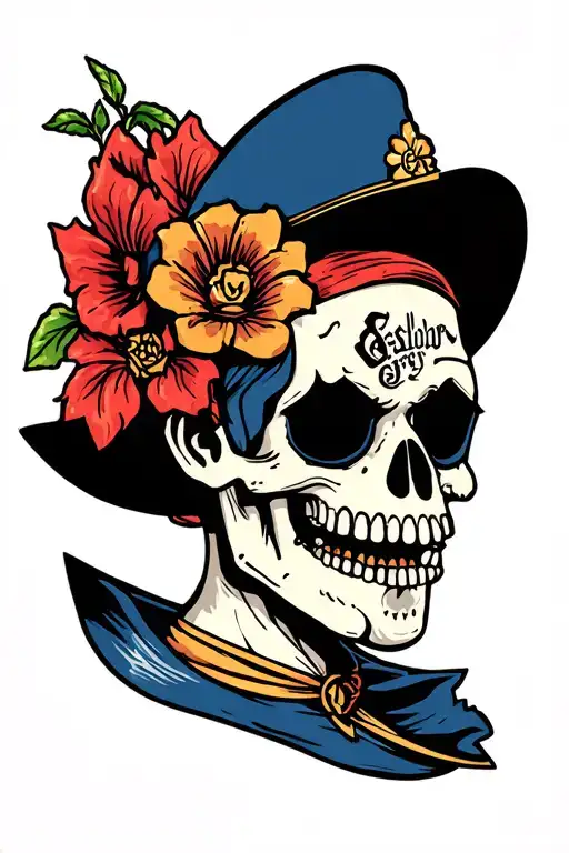 sailor jerry inspired tattoo tattoo design idea