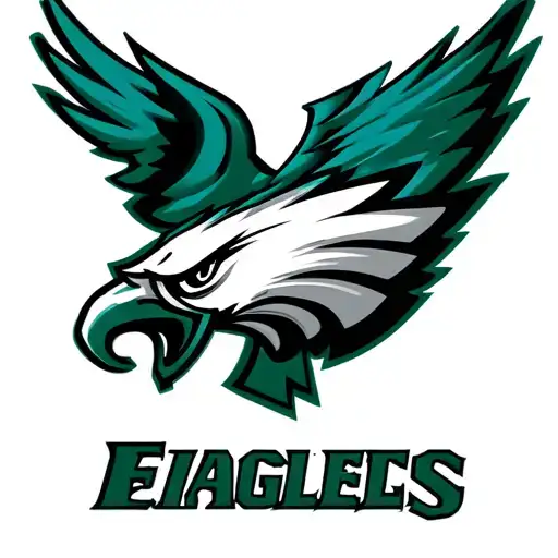 vintage Philadelphia Eagles logo tattoo design idea