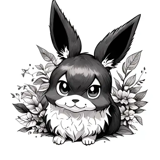 Eevee tattoo design idea