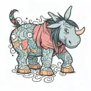 eeyore tattoo design idea