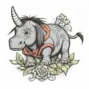 eeyore tattoo design idea