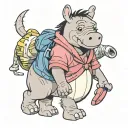 eeyore tattoo design idea