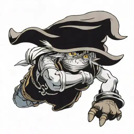 Vivi (Final Fantasy IX):  Position: Upper arm, wrapping around the bicep. Details: Vivi stands prominently with his icon tattoo design idea