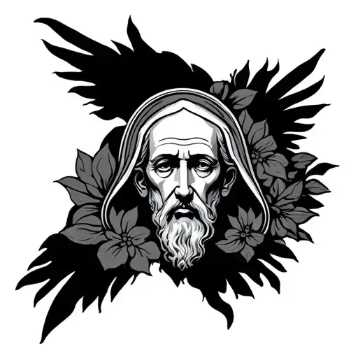 saint Benedict tattoo design idea